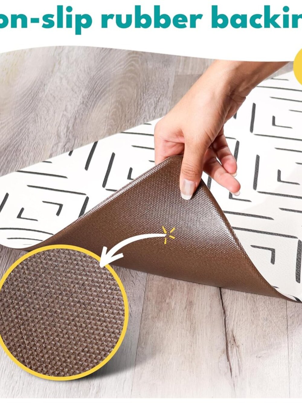 Dog Mat for Food and Water, Cat Feeding Mat | Waterproof Dog Bowl Mat | Non-Slip - Picture 3 of 7